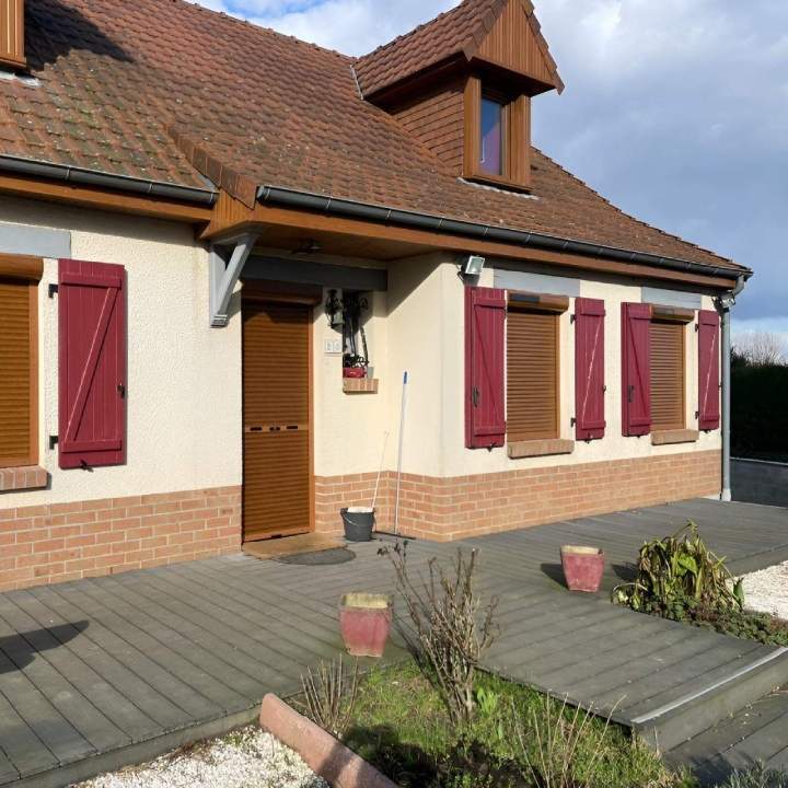 Terrasse et allée en bois Abbeville